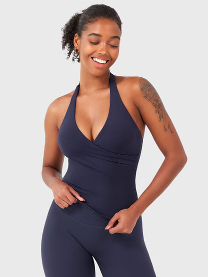 Yeoreo Elevine V-Ausschnitt Neckholder Tank