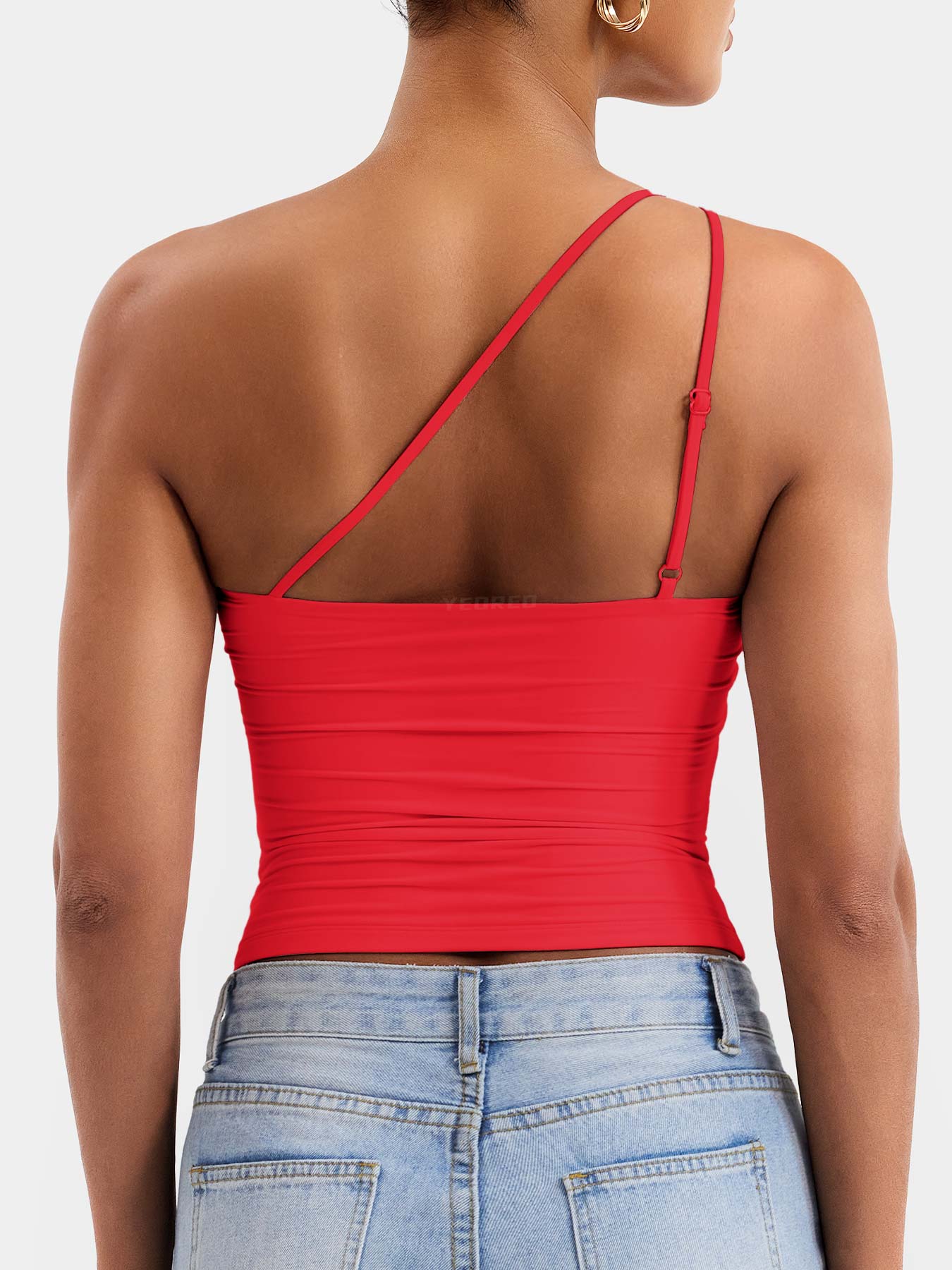 Yeoreo Fanciy Ein-Schulter Tank Top