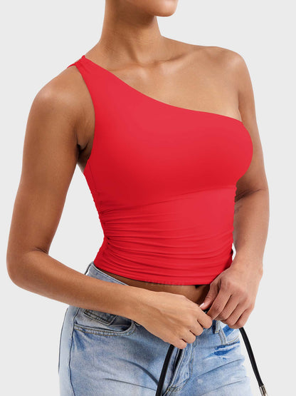 Yeoreo Fanciy Ein-Schulter Tank Top