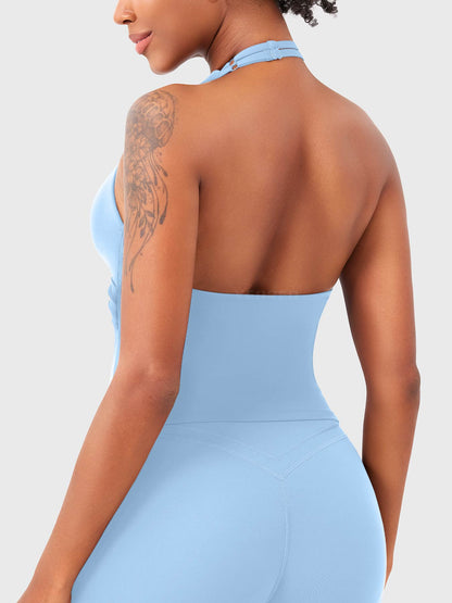 Yeoreo Elevine V-Ausschnitt Neckholder Tank