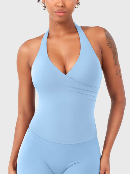 Yeoreo Elevine V-Ausschnitt Neckholder Tank