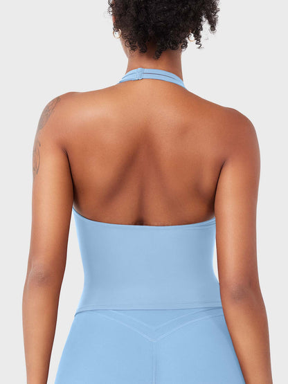 Yeoreo Elevine V-Ausschnitt Neckholder Tank