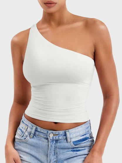 Yeoreo Fanciy Ein-Schulter Tank Top