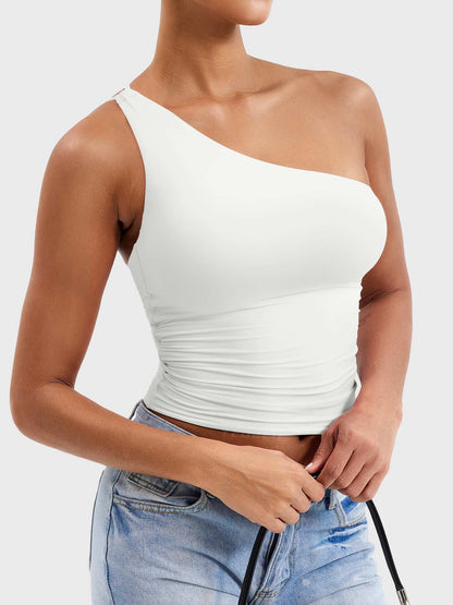 Yeoreo Fanciy Ein-Schulter Tank Top