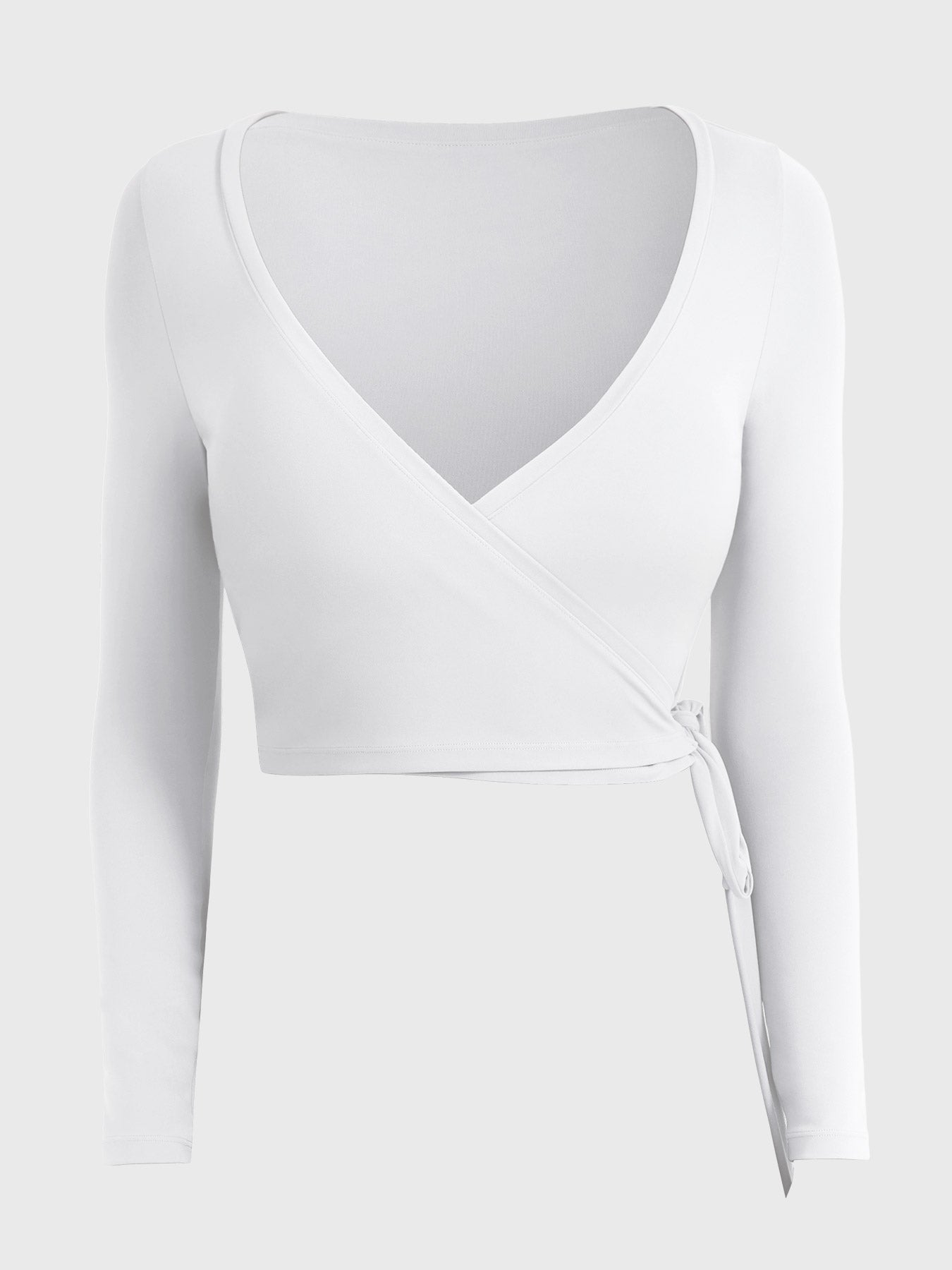 Yeoreo Michelie Langarm Ballett Wickel Top