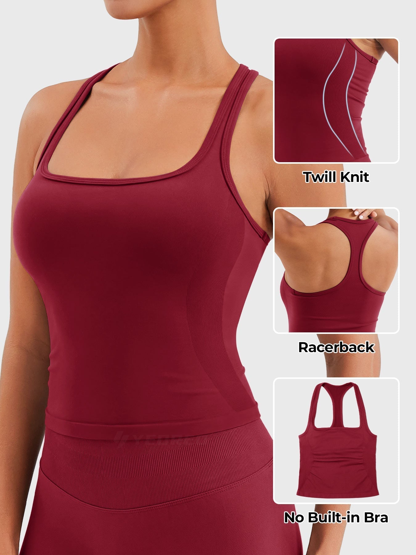 Yeoreo Esteile Seamless Racerback Tank