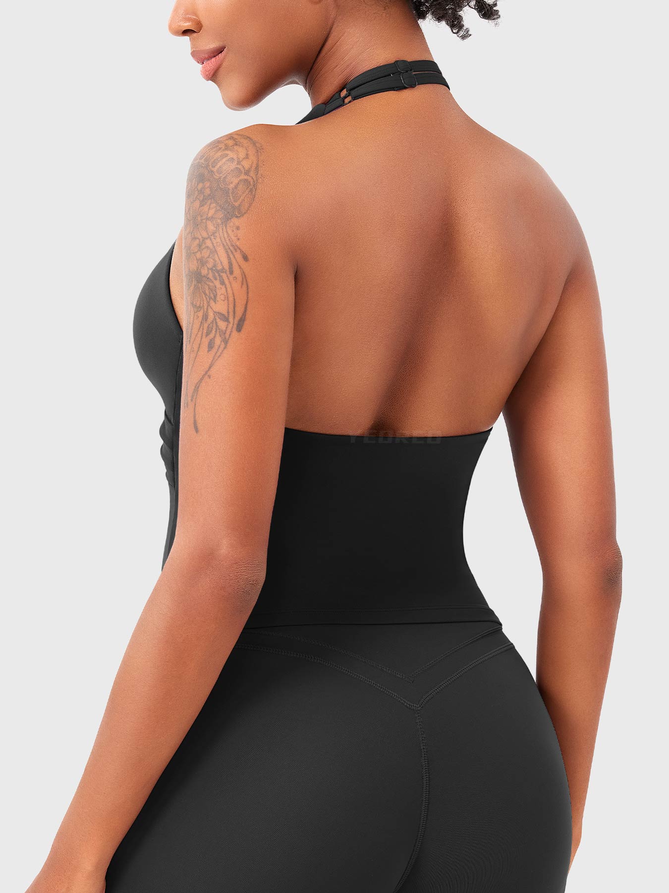 Yeoreo Elevine V-Ausschnitt Neckholder Tank