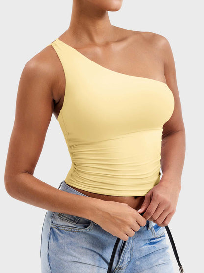 Yeoreo Fanciy Ein-Schulter Tank Top