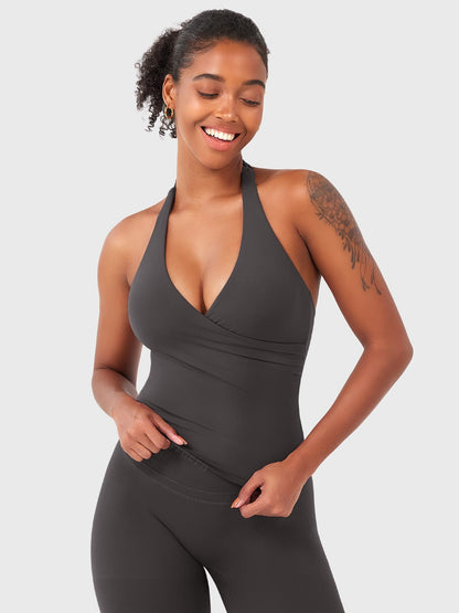 Yeoreo Elevine V-Ausschnitt Neckholder Tank