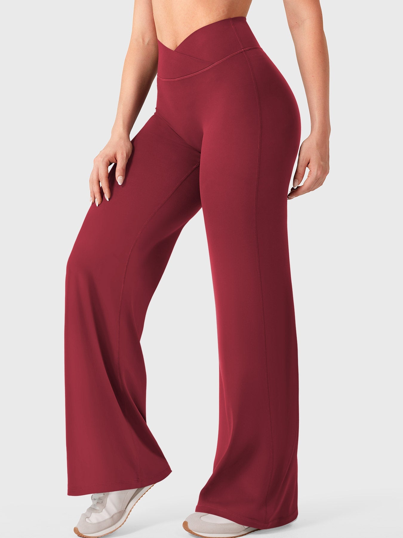 Yeoreo Eddiy 31,5" V-Taillenbund Leggings mit geradem Bein