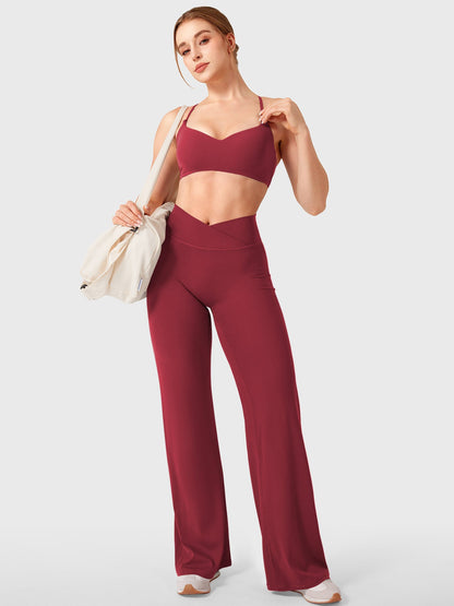Yeoreo Eddiy 31,5" V-Taillenbund Leggings mit geradem Bein