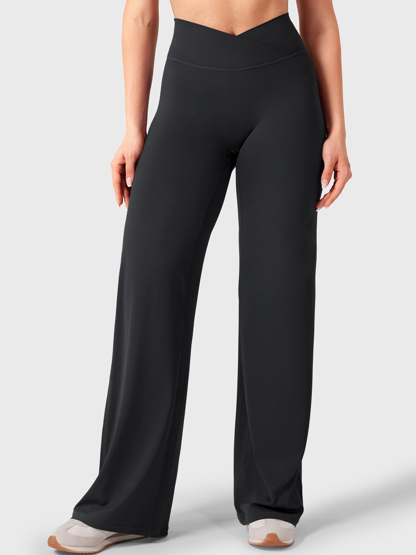 Yeoreo Eddiy 31,5" V-Taillenbund Leggings mit geradem Bein