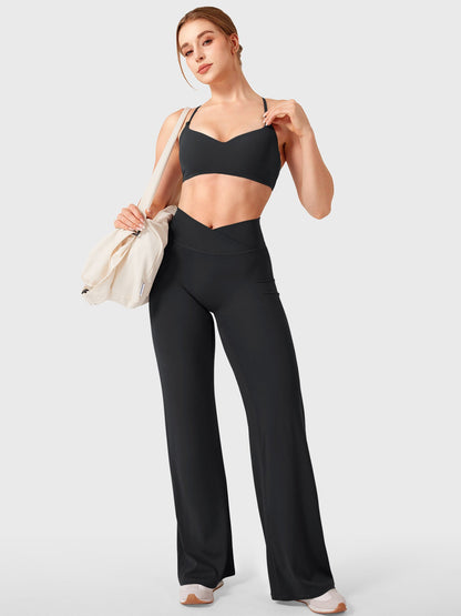Yeoreo Eddiy 31,5" V-Taillenbund Leggings mit geradem Bein