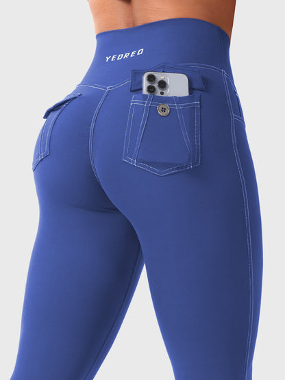 Yeoreo Bernicy CoreFlex™ Denim-Imitat Leggings