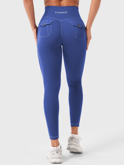 Yeoreo Bernicy CoreFlex™ Denim-Imitat Leggings