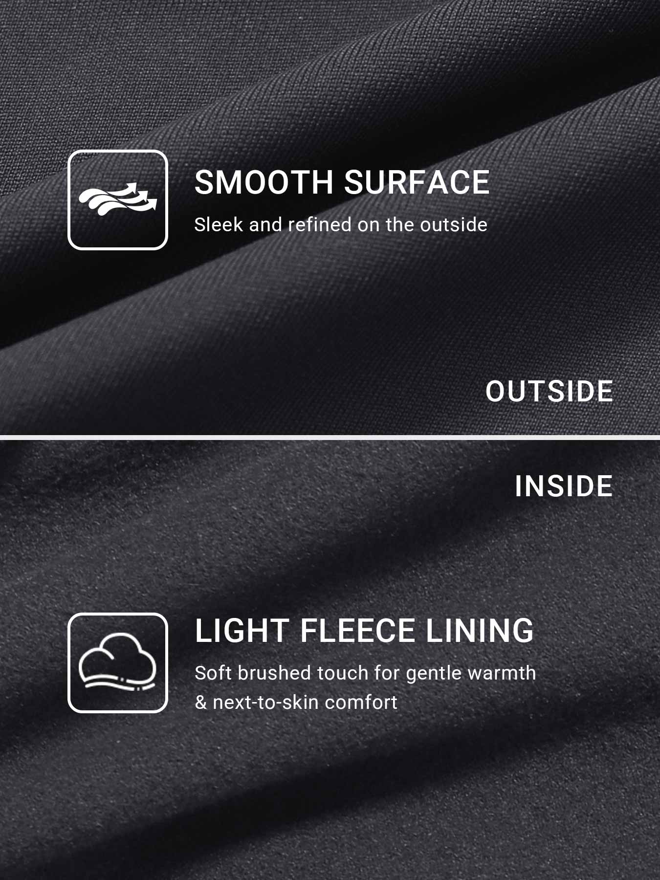 Yeoreo Eddiy 30,5" Fleece Leggings mit geradem Bein