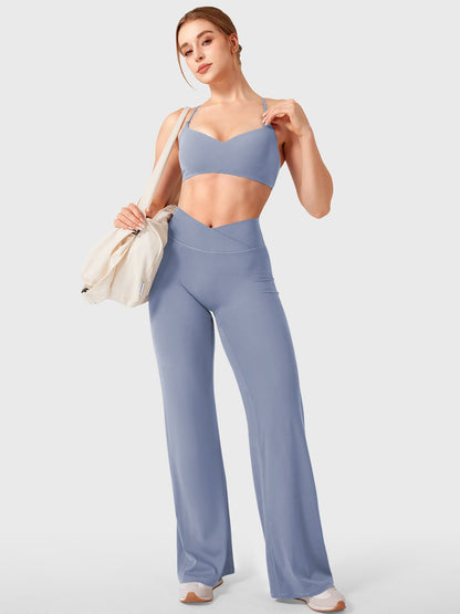 Yeoreo Eddiy 31,5" V-Taillenbund Leggings mit geradem Bein