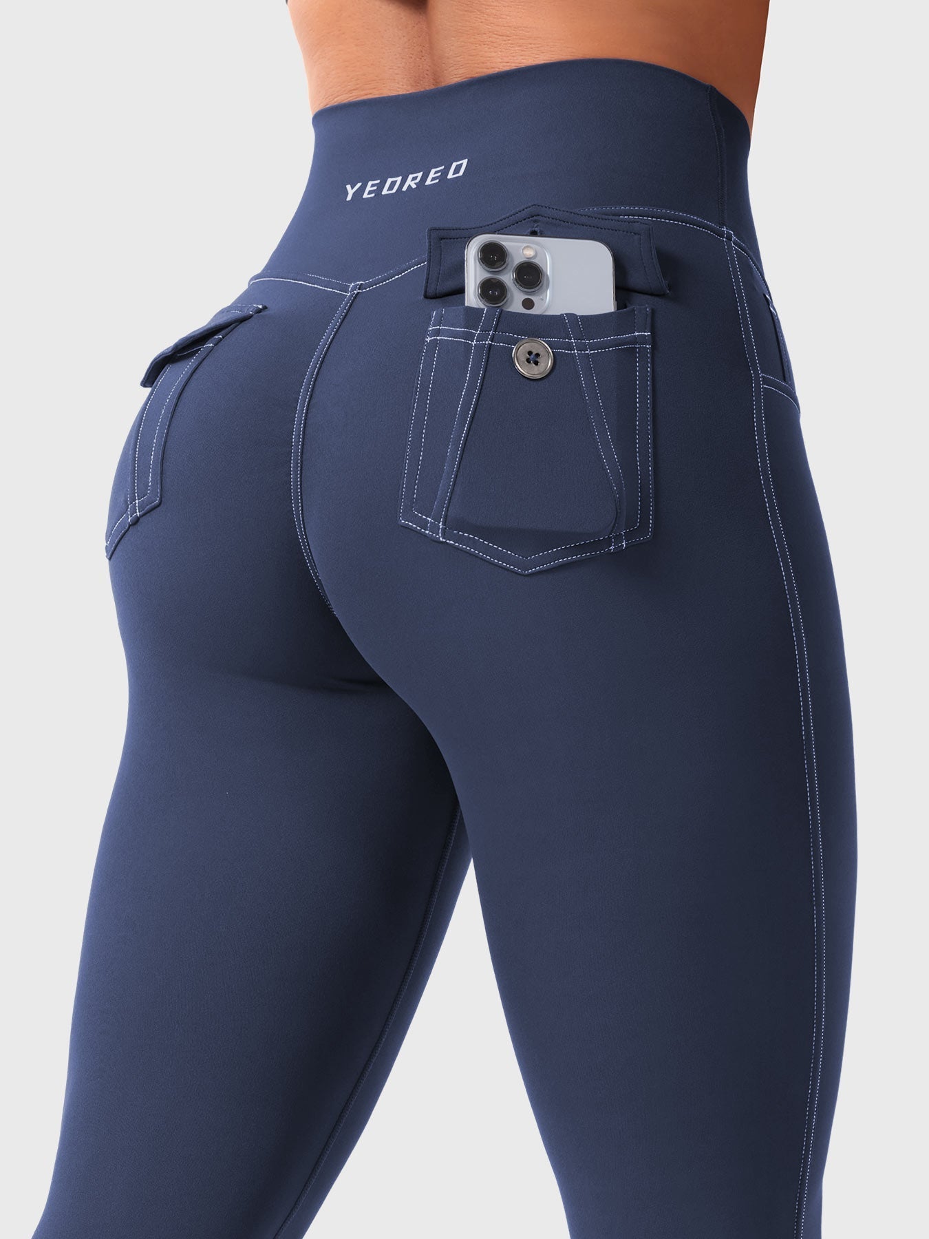 Yeoreo Bernicy CoreFlex™ Denim-Imitat Leggings