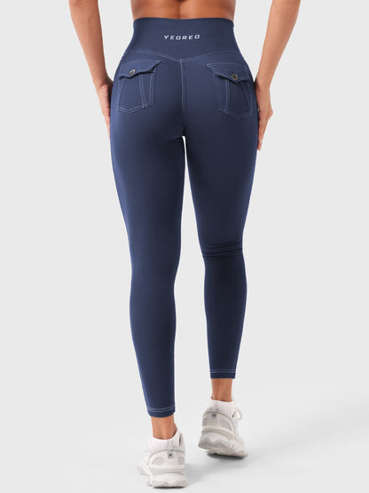 Yeoreo Bernicy CoreFlex™ Denim-Imitat Leggings
