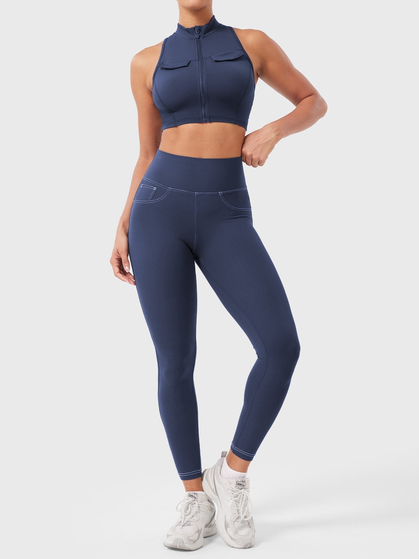 Yeoreo Bernicy CoreFlex™ Denim-Imitat Leggings