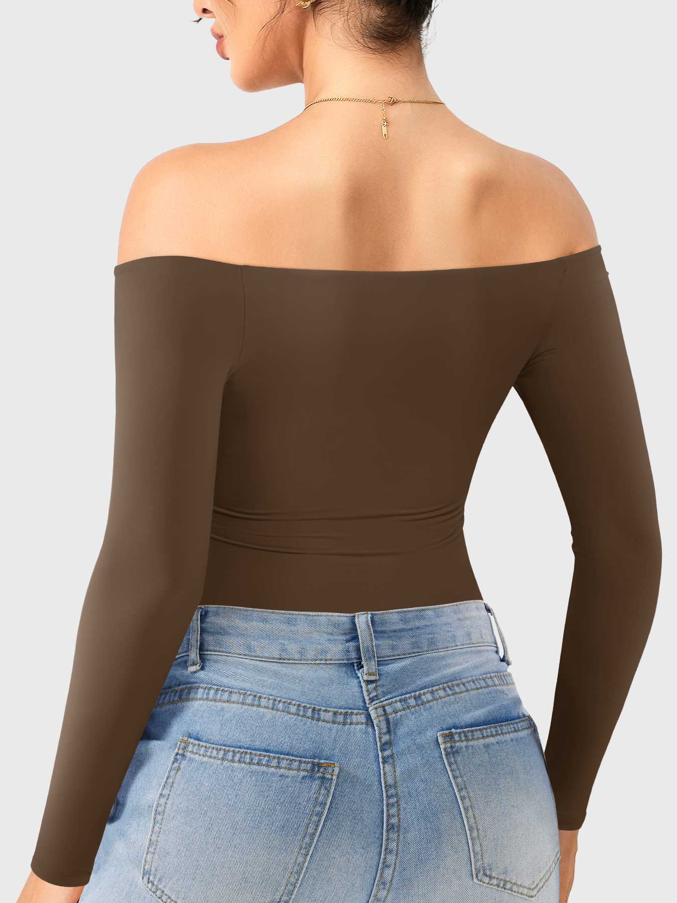Yeoreo Dacrly Schulterfreier Bodysuit