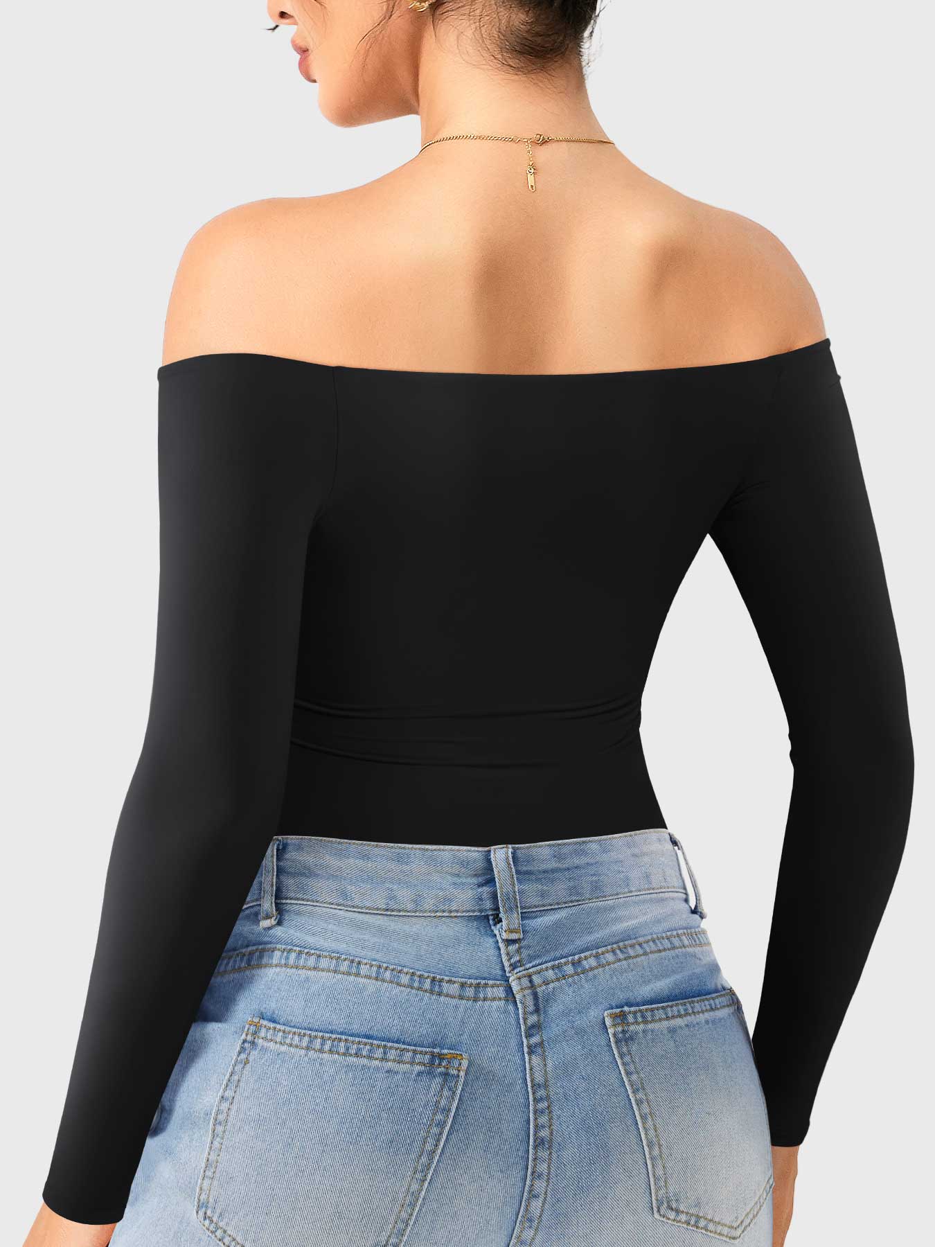 Yeoreo Dacrly Schulterfreier Bodysuit